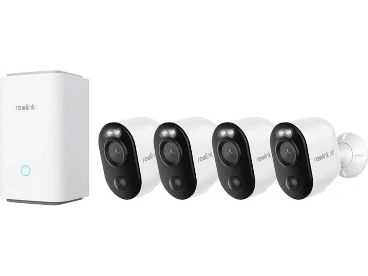 Reolink Home Hub med 4x Argus 3 Ultra-kamera Overvåkningskameraer