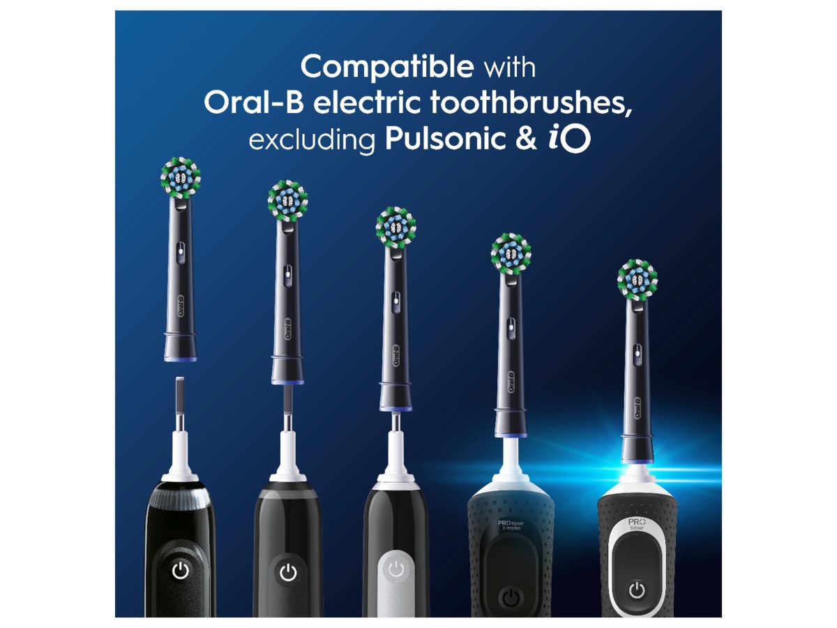 Oral-B Pro Cross Action Black Børstehoder (5 stk) Tannbørstehoder