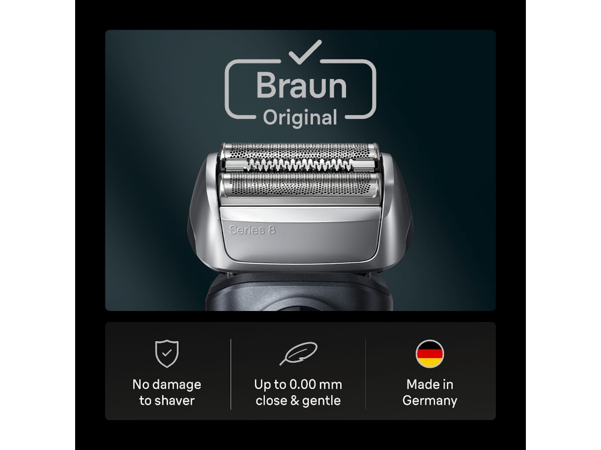 Braun Series 8 ORIGINAL Barberhode-Refill 83M Tilbehør til barbermaskiner
