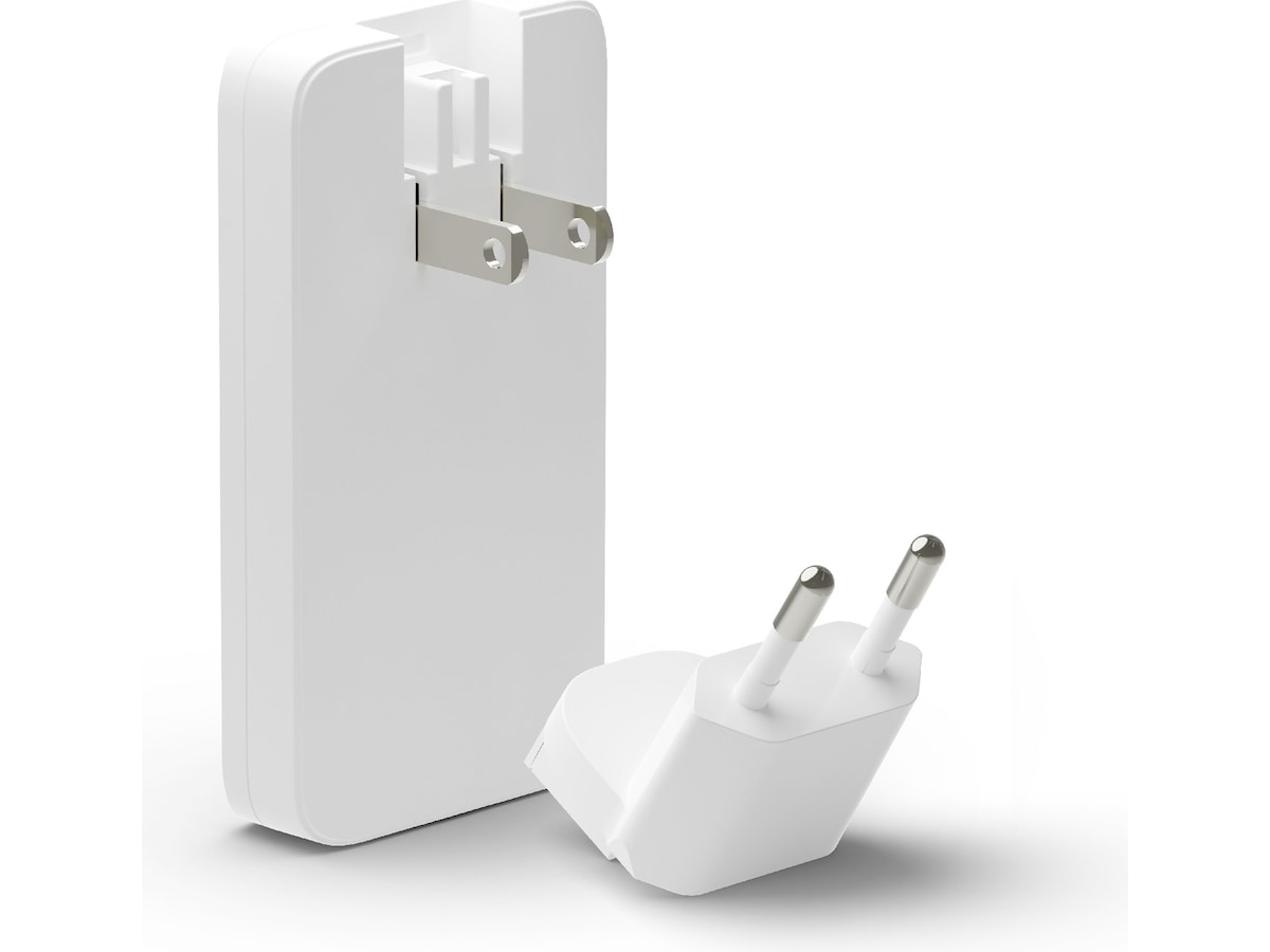 dbramante1928 re-charge Pro EU/US Slim Vegglader (hvit) Mobilladere