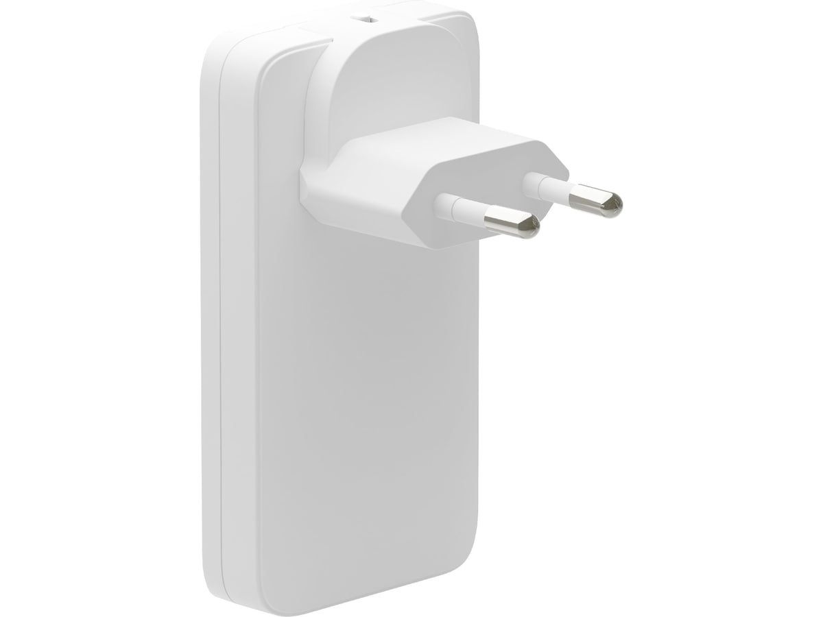 dbramante1928 re-charge Pro EU/US Slim Vegglader (hvit) Mobilladere