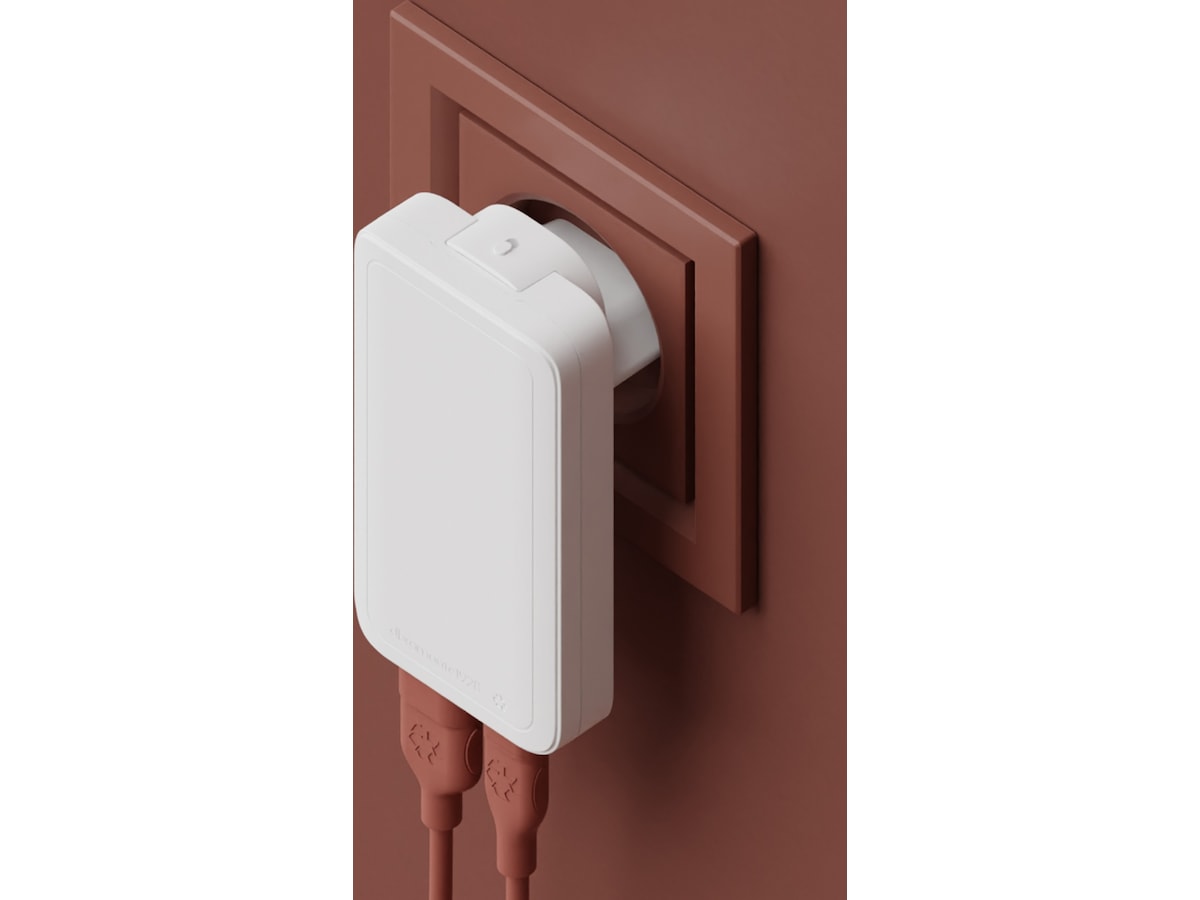 dbramante1928 re-charge Pro EU/US Slim Vegglader (hvit) Mobilladere