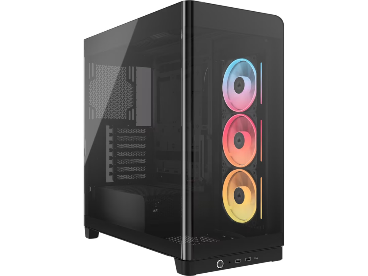 Corsair FRAME 4500X LX-R RGB Mid Tower (sort) - Midi tower