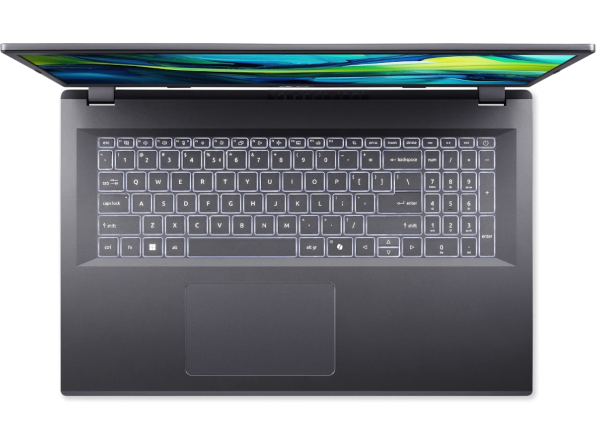 Acer Aspire 17 17,3" FHD (steel gray) PC - Bærbar / laptop