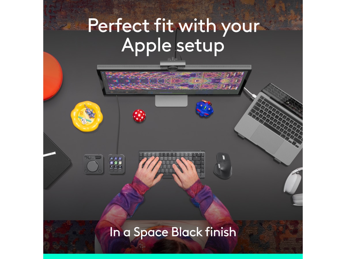 Logitech MX Master 4 for Mac Trådløs Ergonomisk Mus (Space Black) Mus