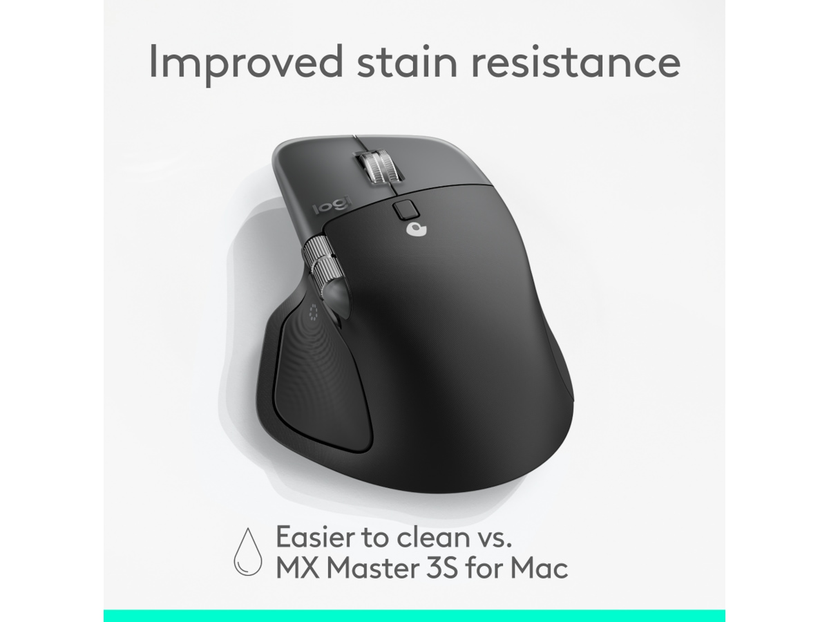 Logitech MX Master 4 for Mac Trådløs Ergonomisk Mus (Space Black) Mus