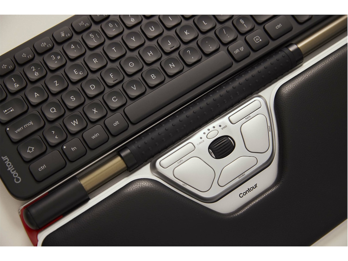 Contour Balance Mid-Size Rollermouse Red Combo Trådløs Ergonomi