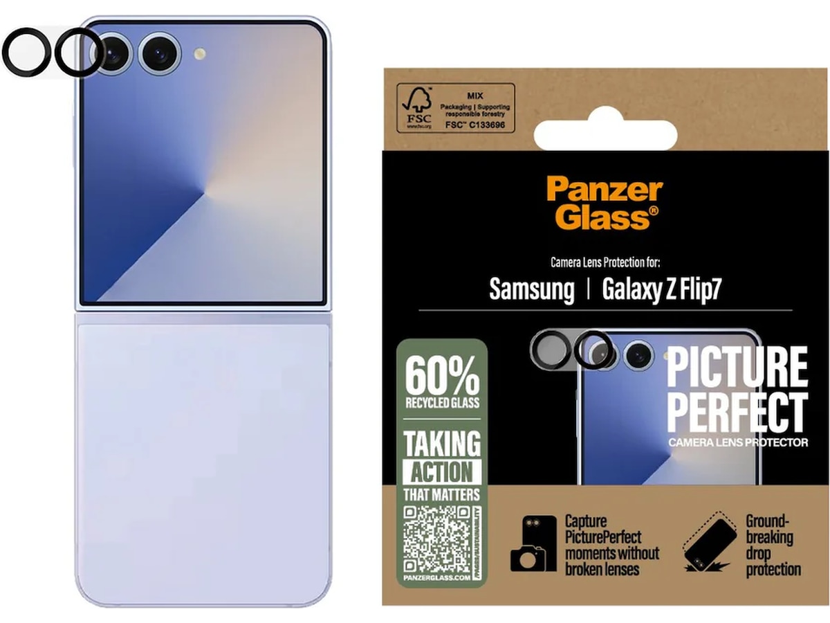 PanzerGlass Galaxy Z Flip7 PicturePerfect linsebeskytter Skjermbeskytter