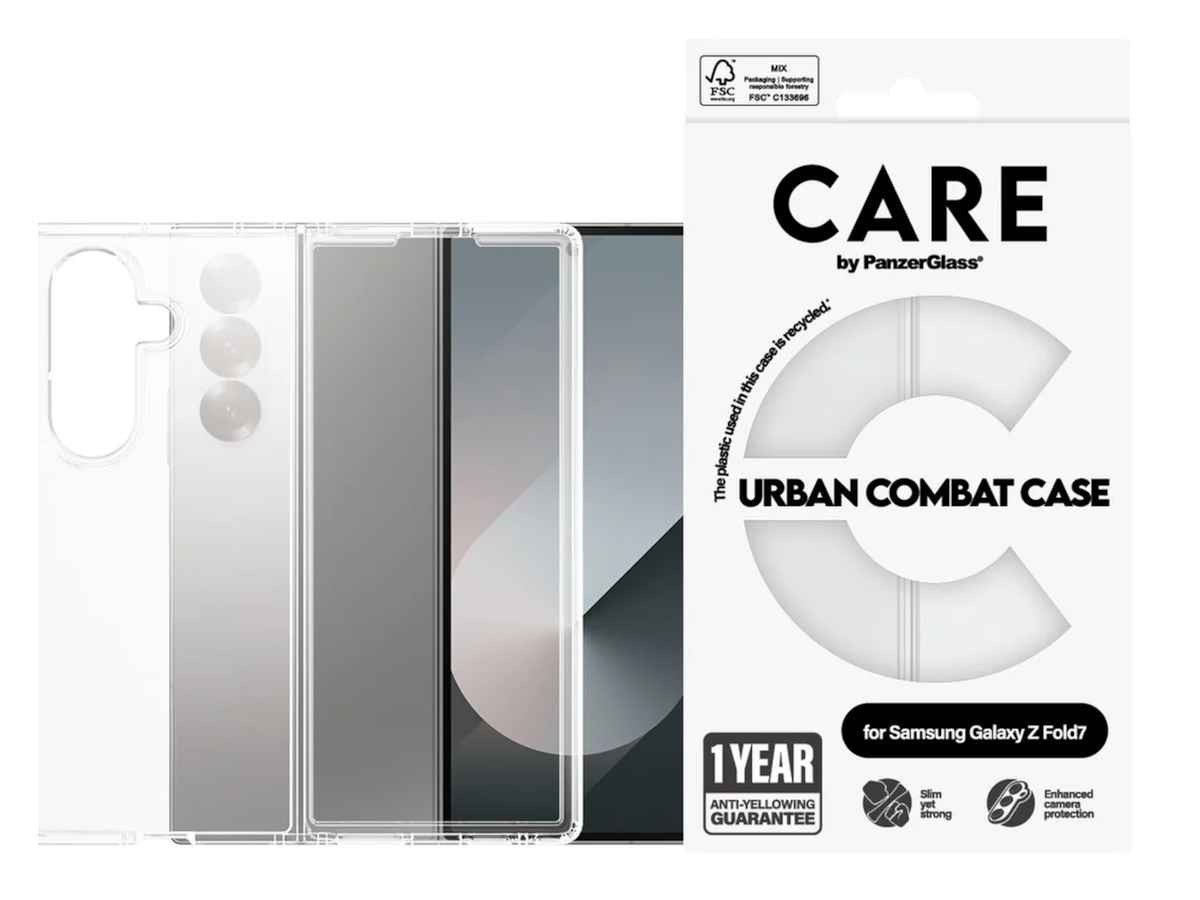 PanzerGlass CARE Galaxy Z Fold7 Urban Combat deksel (gjennomsiktig) Mobildeksel