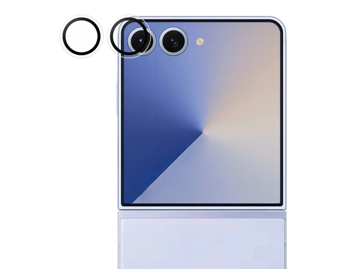PanzerGlass Galaxy Z Flip7 Hoops linsebeskytter (gjennomsiktig) Skjermbeskytter