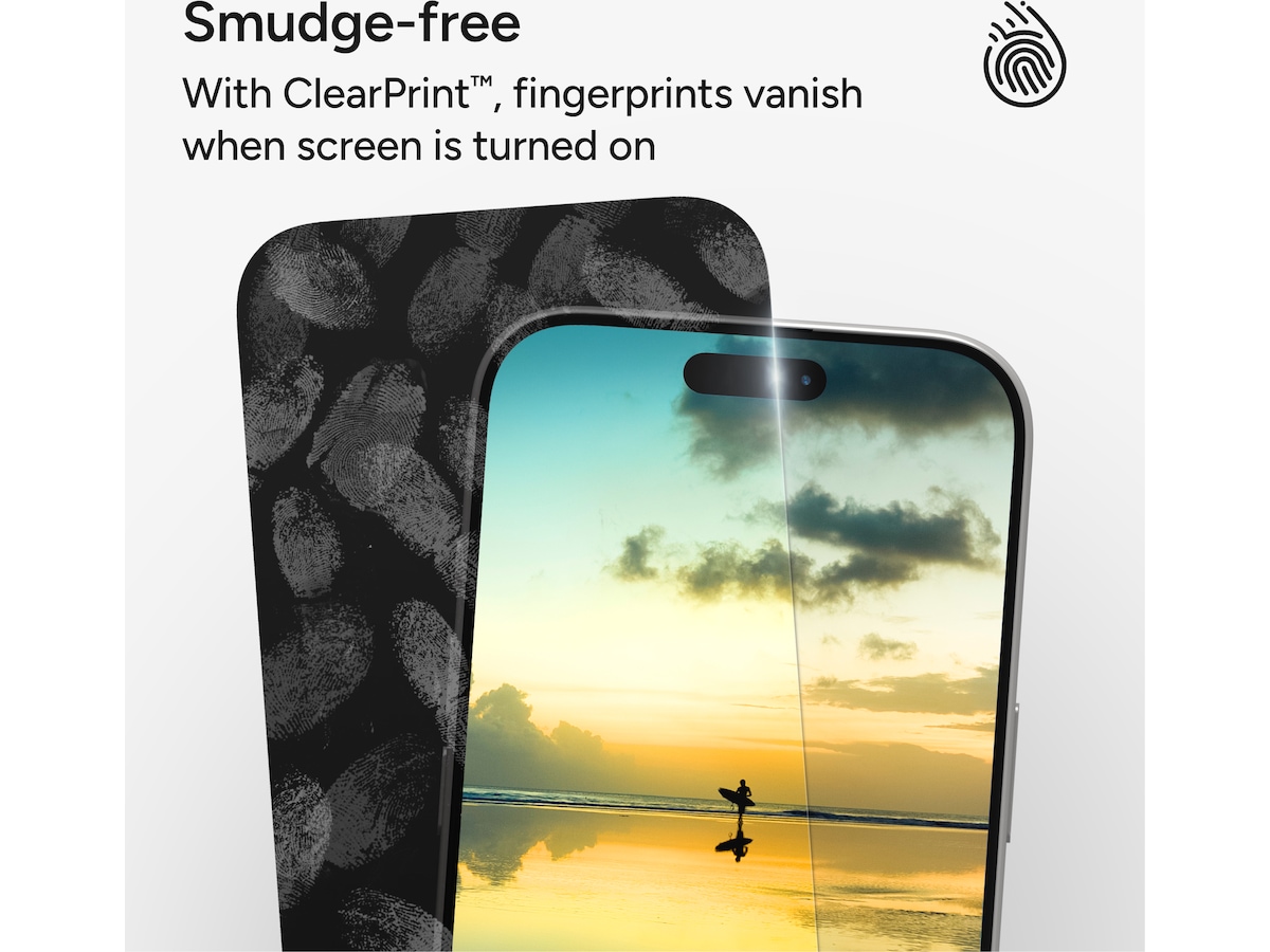 InvisibleShield Glass Elite  iPhone 17 Pro Privacy Skjermbeskytter Skjermbeskytter