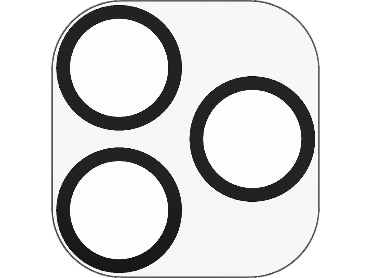 InvisibleShield Glass Elite iPhone 17 Pro/Pro Max Linsebeskytter (sort) Skjermbeskytter