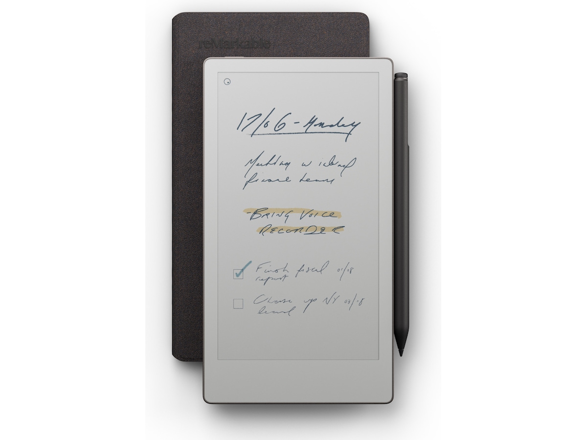reMarkable Paper Pro Move 7.3" inkl. Marker Plus & Book Folio (basalt) Digitale notatblokker