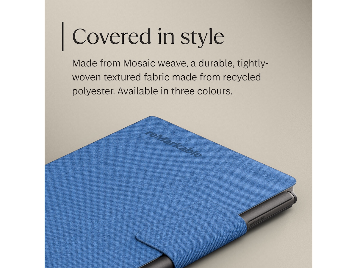 reMarkable Paper Pro Move Book Folio (kobolt) Tilbehør til digitale notatblokker