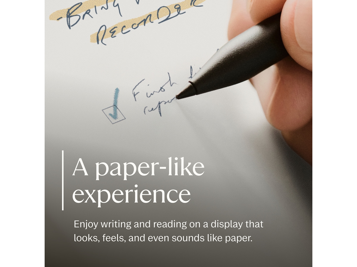 reMarkable Paper Pro 7.3" inkl. Marker Plus & Book Folio (sort skinn) Digitale notatblokker