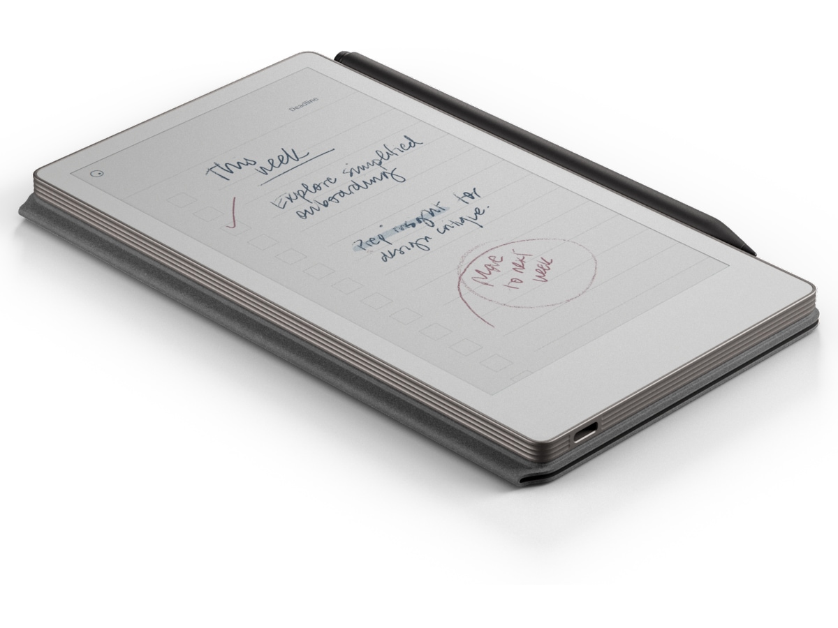 reMarkable Paper Pro 7.3" inkl. Marker Plus & Book Folio (sort skinn) Digitale notatblokker
