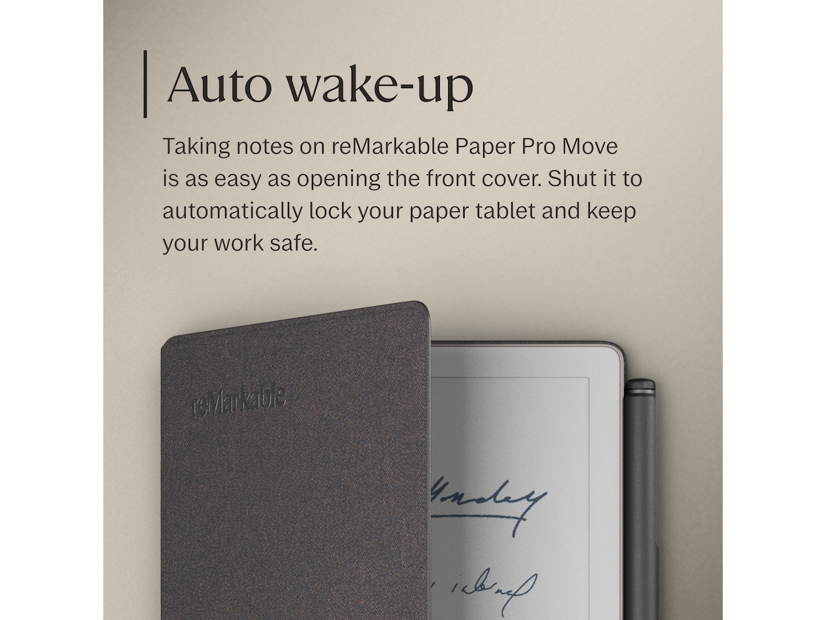 reMarkable Paper Pro Move Book Folio (basalt) Tilbehør til digitale notatblokker