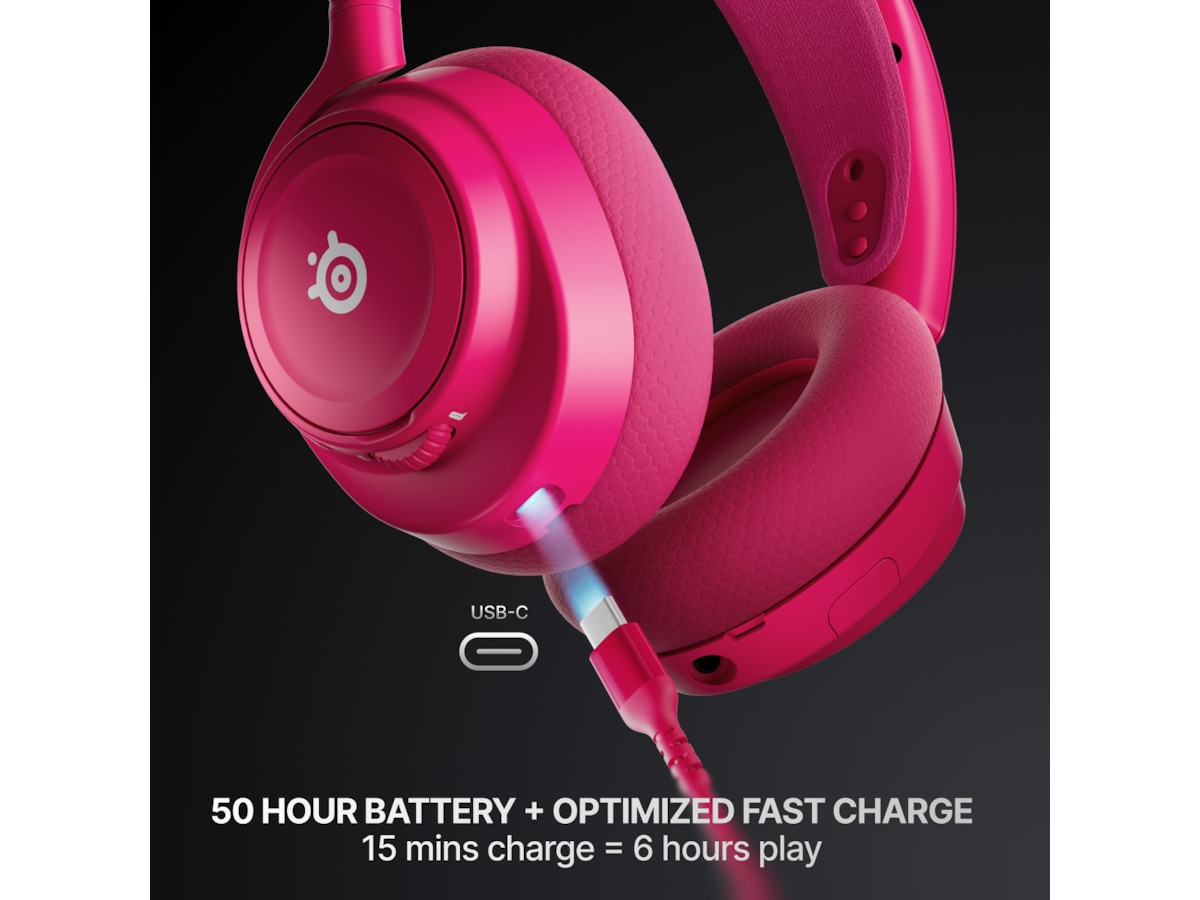 SteelSeries Arctis Nova 7P Gen 2 Trådløst Gamingheadset (magenta) Gamingheadset