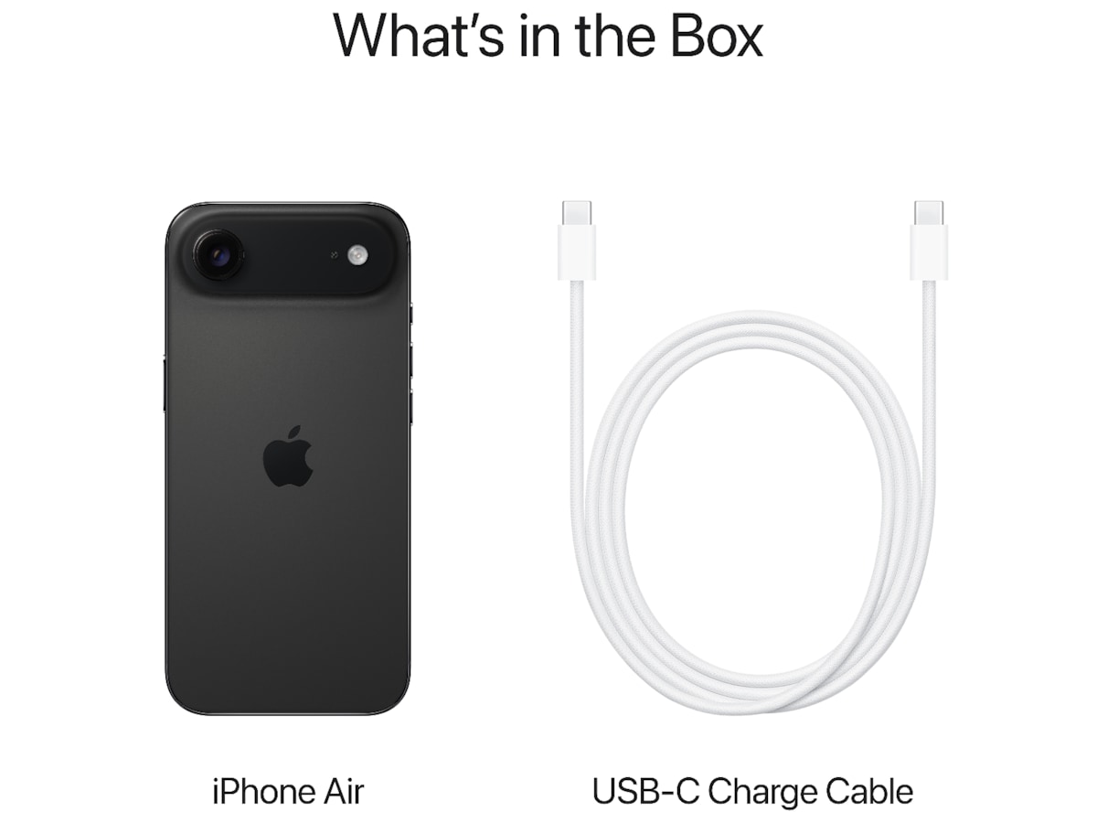 iPhone Air 256GB (stellarsvart) Mobiltelefoner