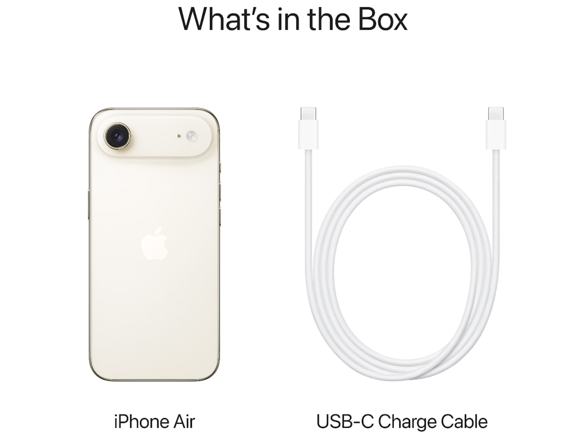 iPhone Air 512GB (lys gull) Mobiltelefoner