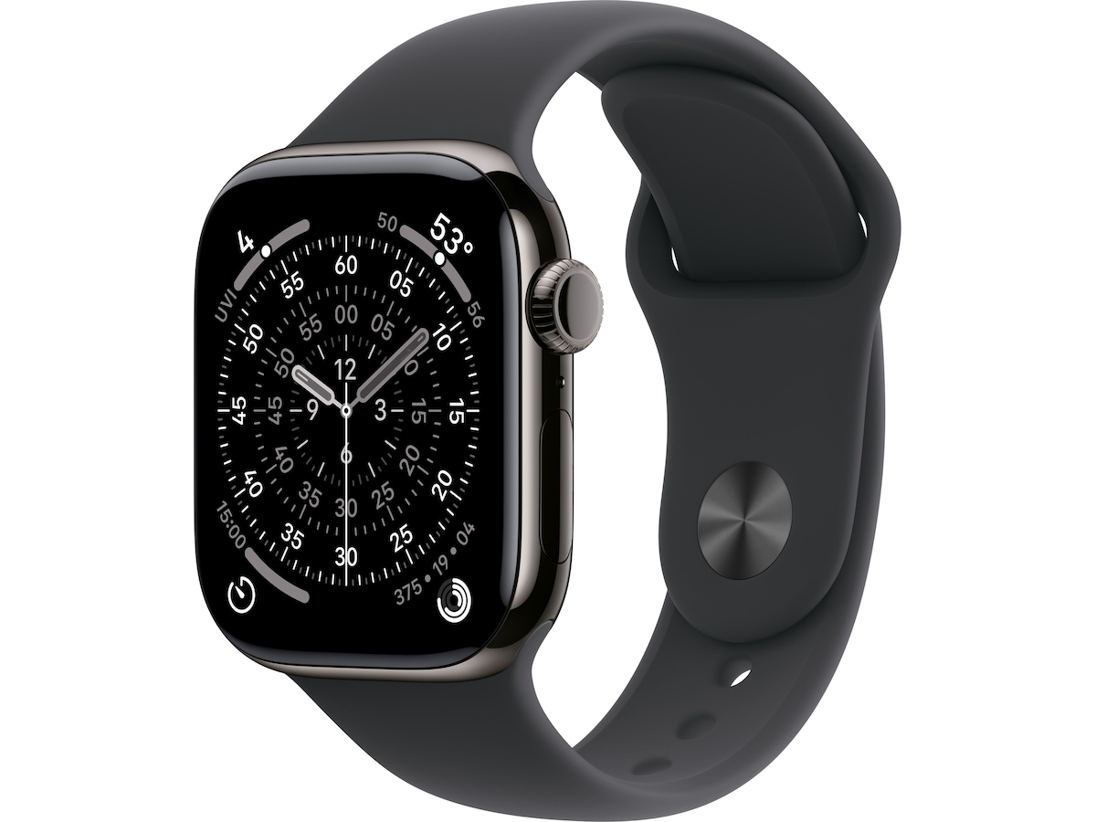 Apple Watch Series 11 GPS + LTE 42mm Titan (skifergrå) Smartklokker