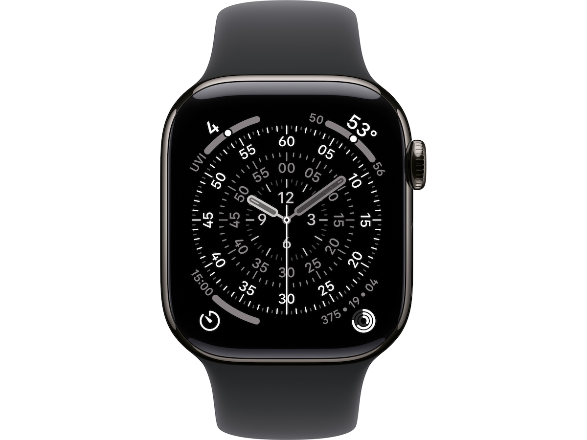 Apple Watch Series 11 GPS + LTE 42mm Titan (skifergrå) Smartklokker