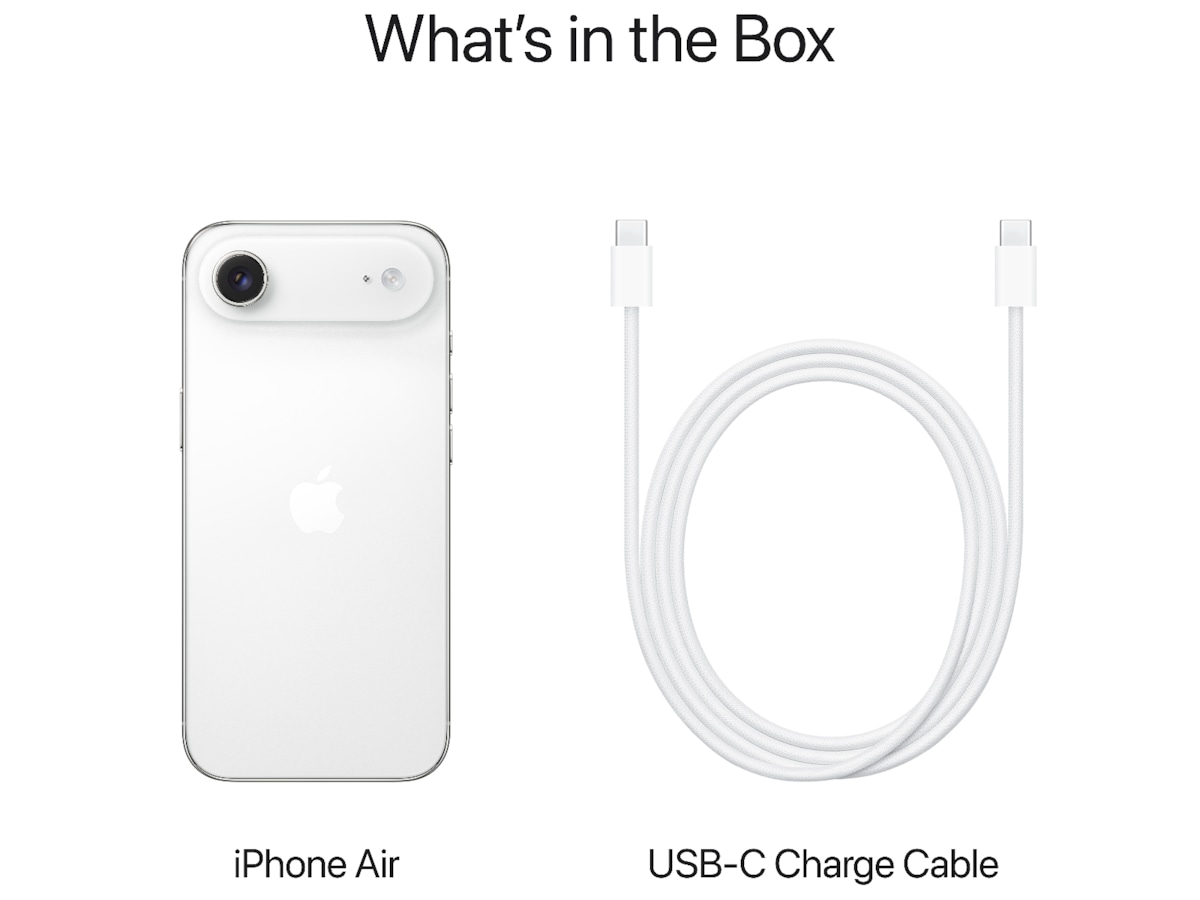 iPhone Air 256GB (skyhvit) Mobiltelefoner