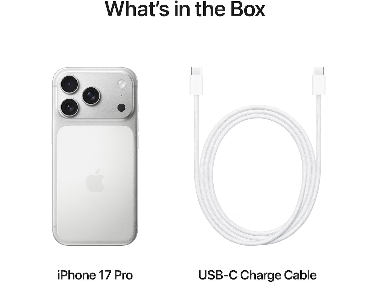 iPhone 17 Pro 1TB (sølv) Mobiltelefoner