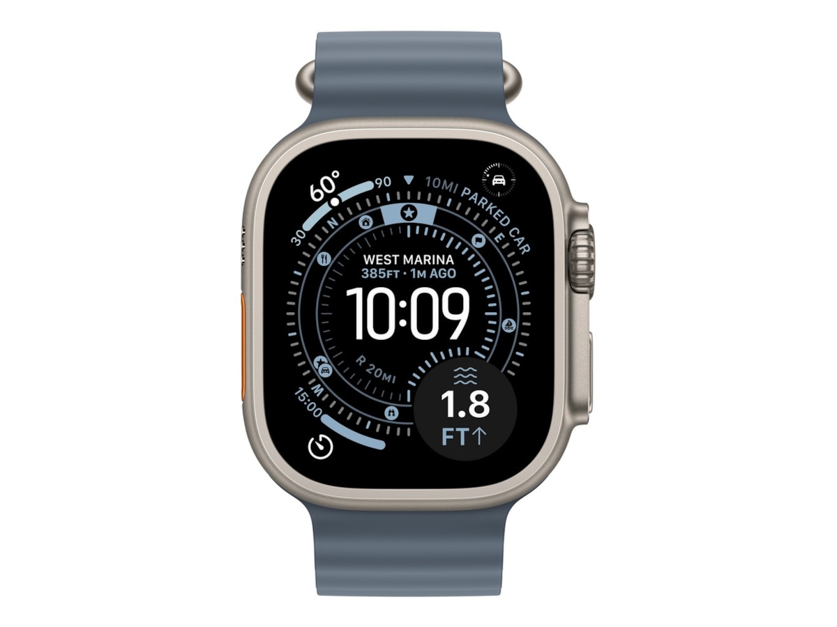 Apple Watch Ultra 3 49mm GPS + LTE Titan (naturlig) Smartklokker