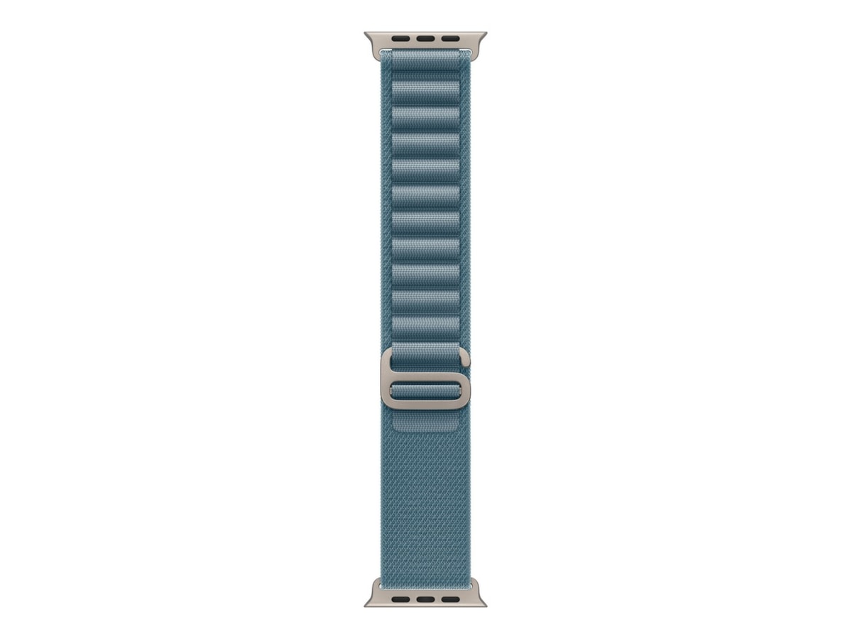 Apple Watch 49mm Natural Titanium Alpine Loop (light blue) Reim