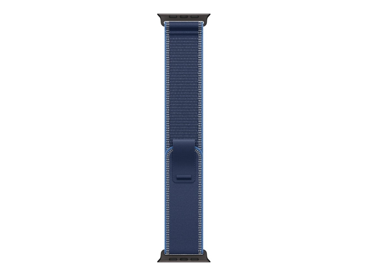 Apple Watch 49mm Black Titanium Trail Loop (blue/bright blue) Reim