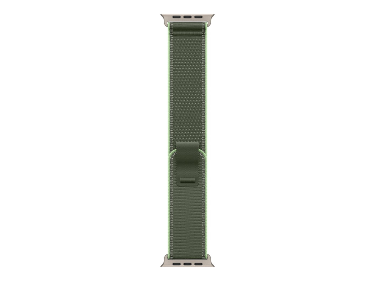 Apple Watch 49mm Natural Titanium Trail Loop (green/neon) Reim
