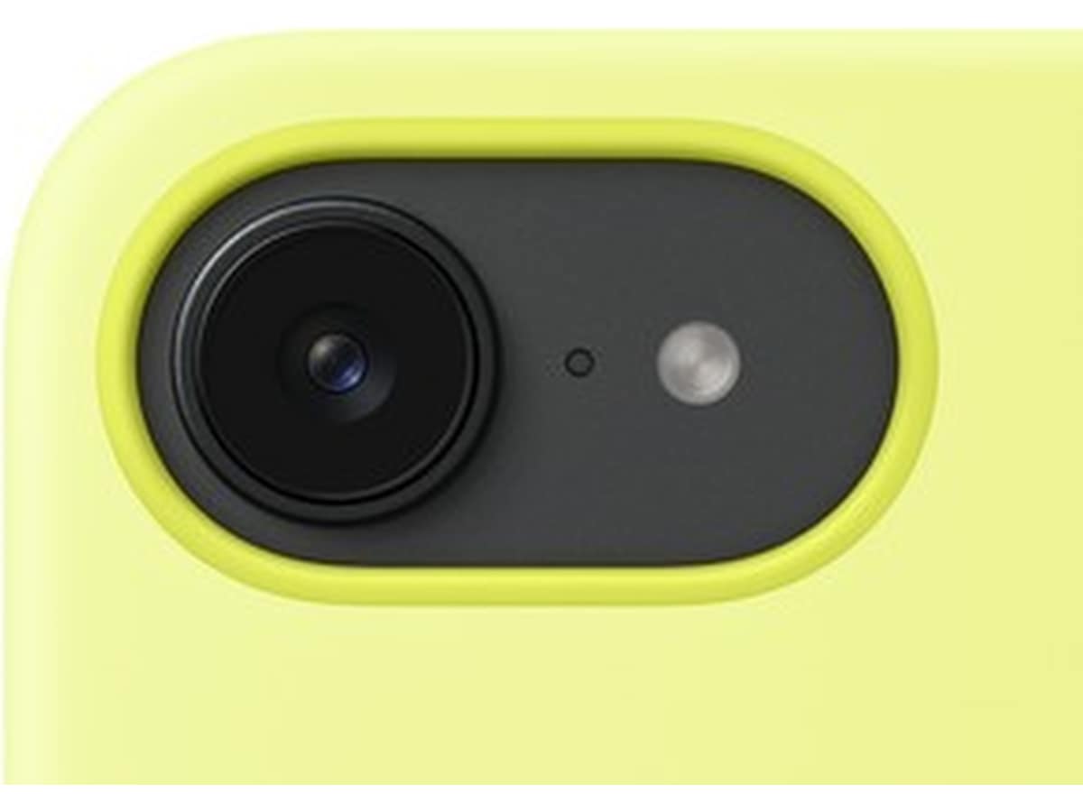 Apple iPhone 16e silikondeksel (neongul) Mobildeksel