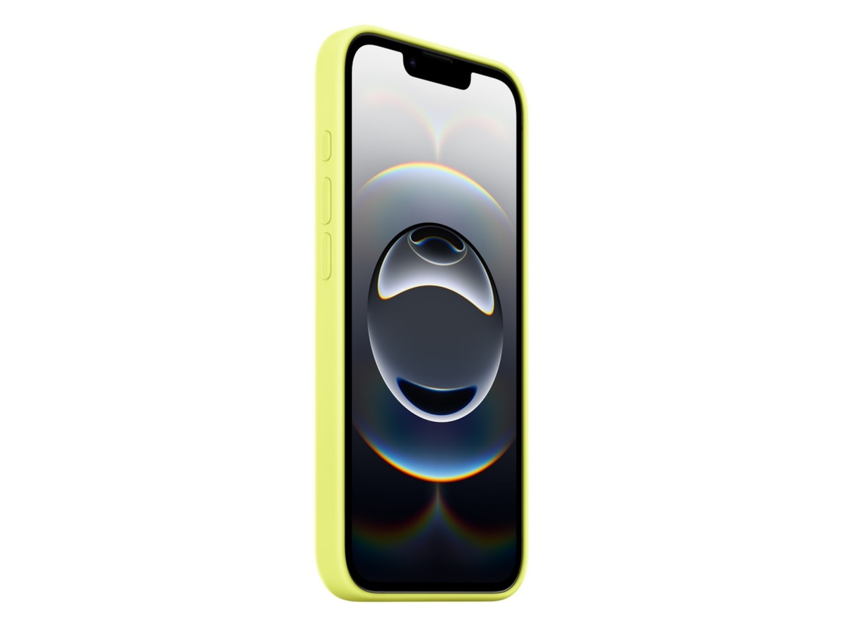 Apple iPhone 16e silikondeksel (neongul) Mobildeksel