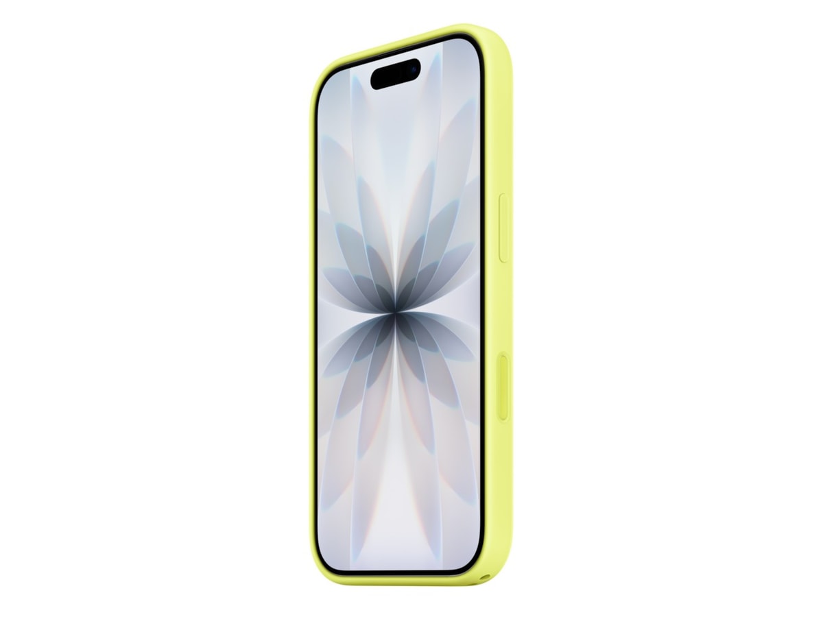 Apple iPhone 17 silikondeksel (neongul) Mobildeksel