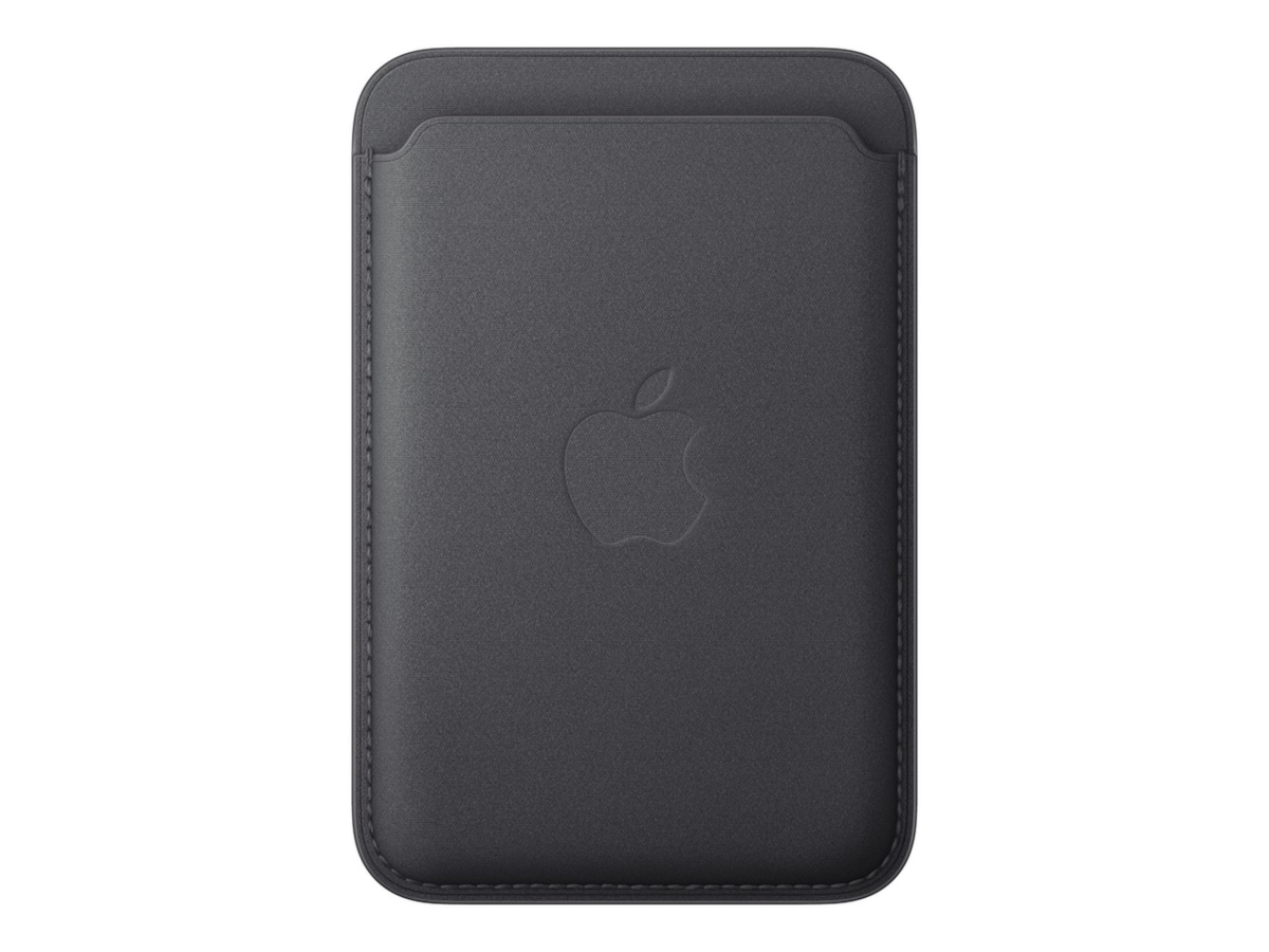 Apple iPhone Lommebok i finvev med MagSafe (sort) Mobildeksel