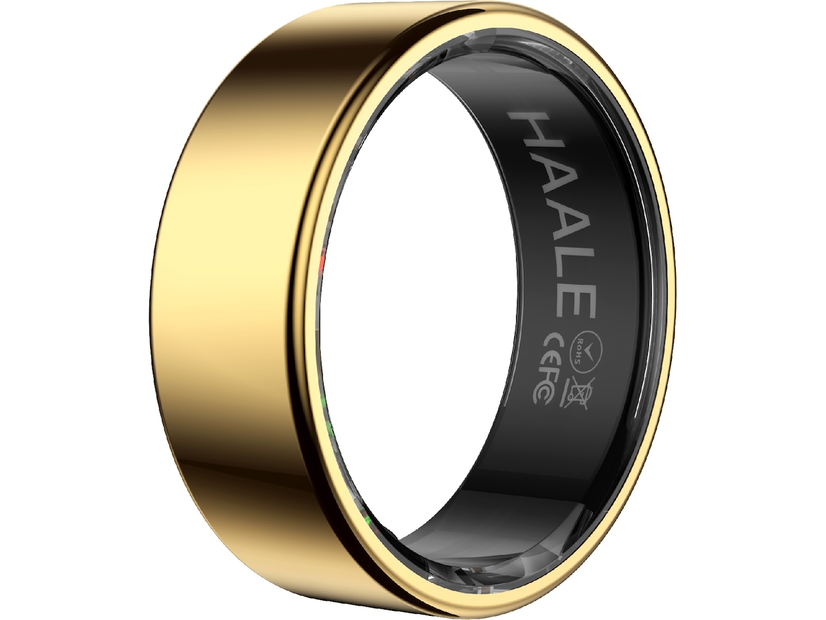 Haale II Smart Ring str. 8 (gull) -B-Grade Demo tilbehør til mobiler & klokker