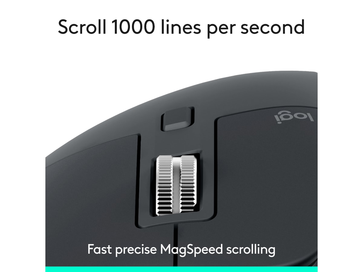 Logitech MX Master 3S Trådløs Mus Mus