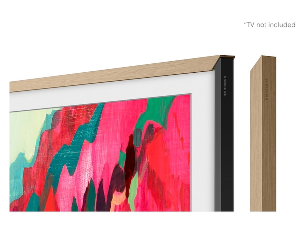 Samsung 75" ramme til The Frame og The Frame Pro (2021-2025, Beige Wood) TV-ramme & tilbehør