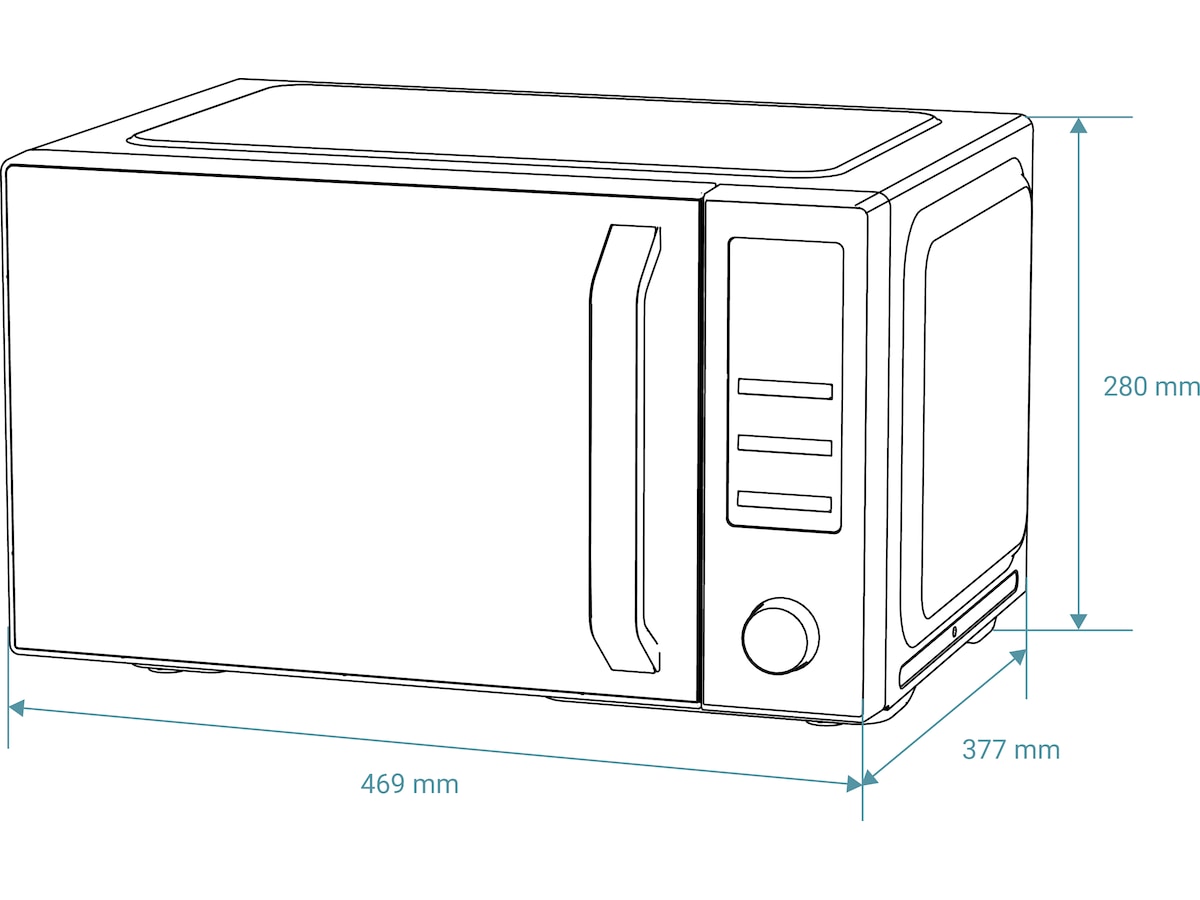 Avant MWO25LB1 Mikrobølgeovn med Grill 900W 25L Mikrobølgeovn