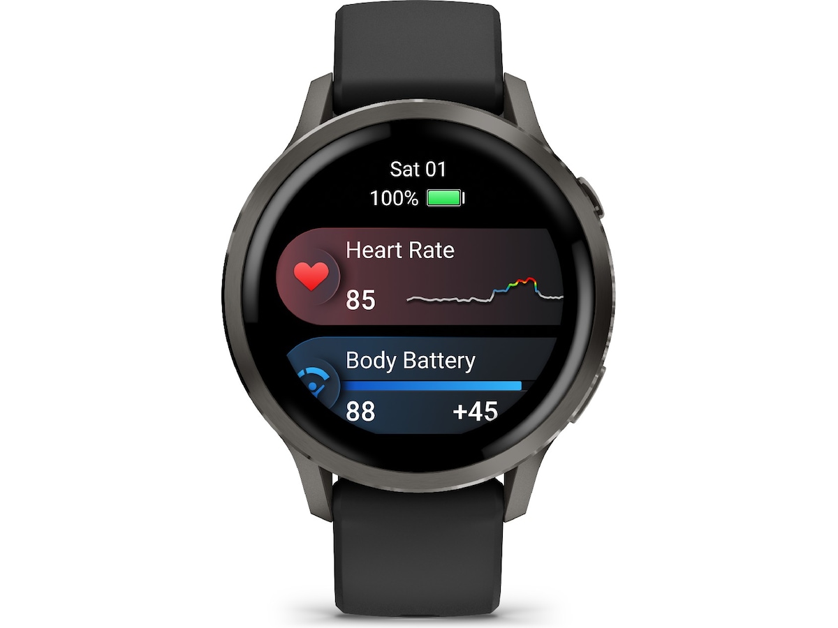 Garmin Venu 4 41mm GPS (black) Smartklokker