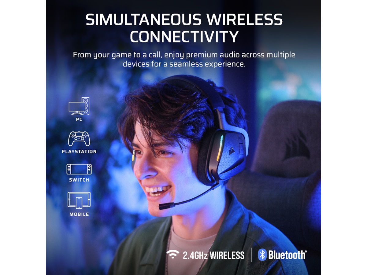 Corsair VOID MAX v2 Trådløst Gamingheadset (sort) Gamingheadset