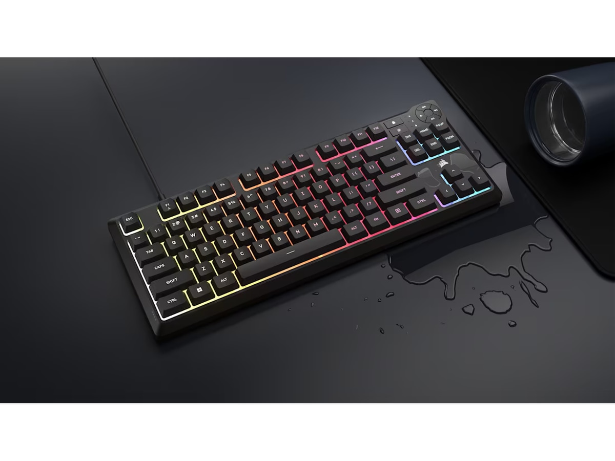 Corsair K55 CORE TKL RGB Gamingtastatur (sort) Gamingtastatur