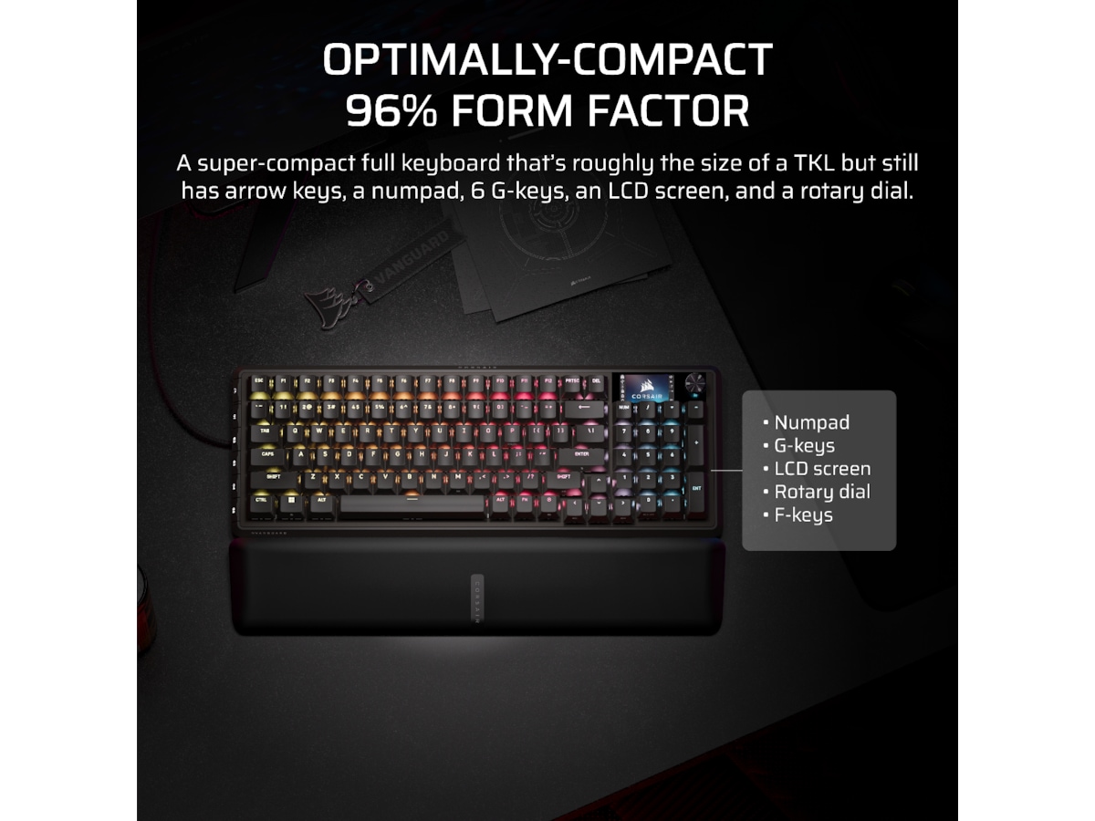 Corsair Vanguard PRO 96 RGB Gamingtastatur Gamingtastatur