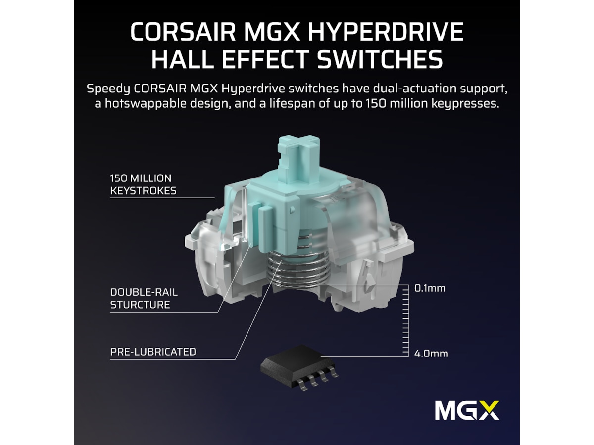 Corsair Vanguard PRO 96 RGB Gamingtastatur Gamingtastatur