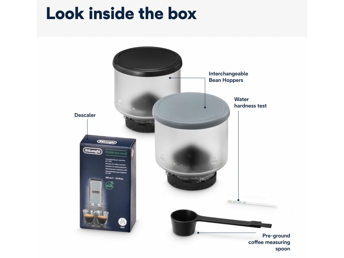 DeLonghi Rivelia EXAM440.35.B automatisk kaffemaskin -B-Grade Demo hjem & fritid