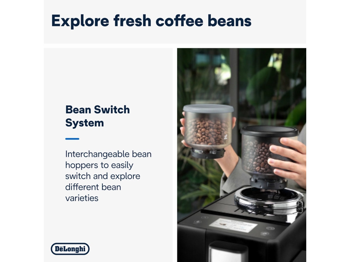 DeLonghi Rivelia EXAM440.35.B automatisk kaffemaskin -B-Grade Demo hjem & fritid