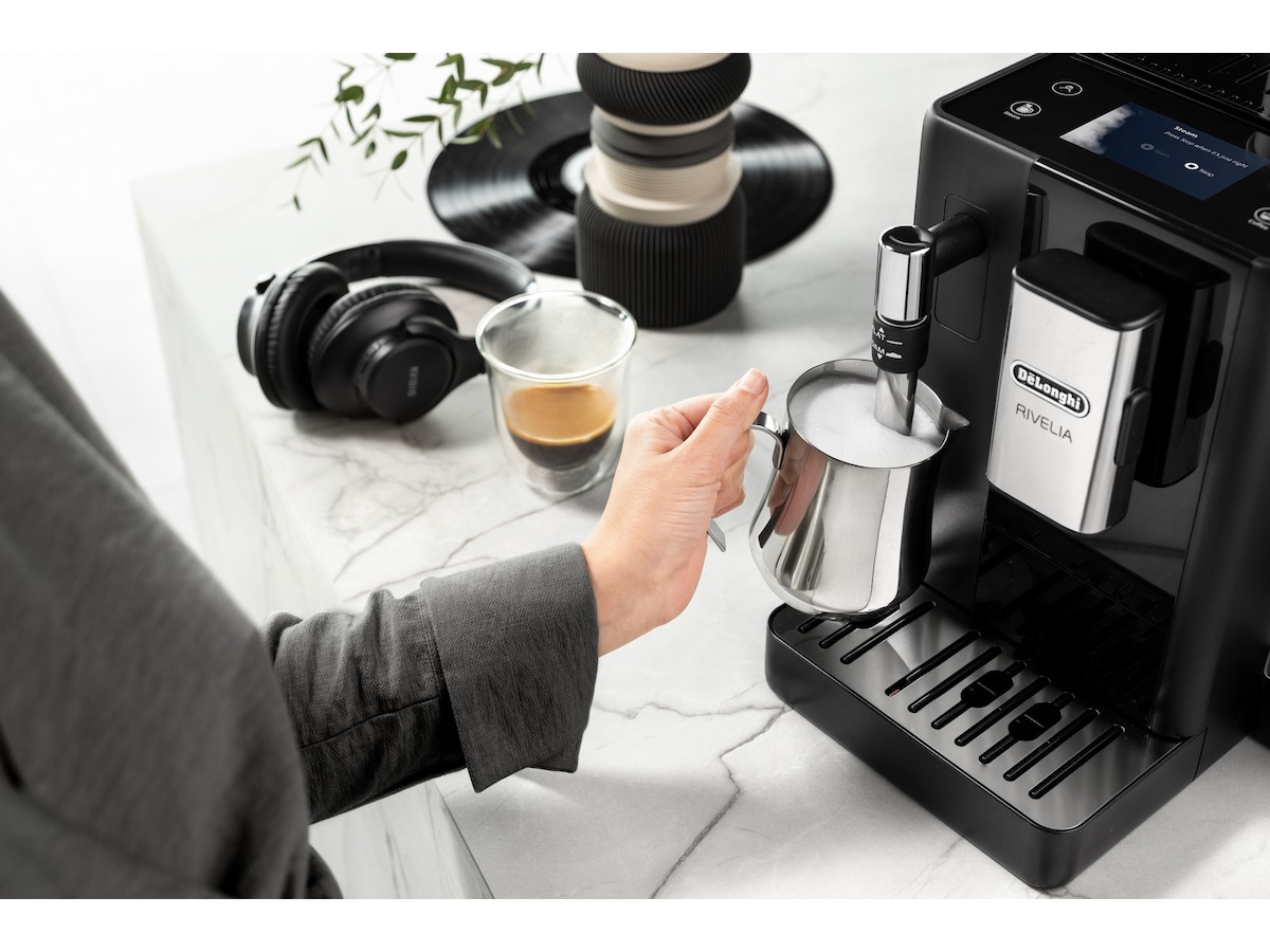 DeLonghi Rivelia EXAM440.35.B automatisk kaffemaskin -B-Grade Demo hjem & fritid