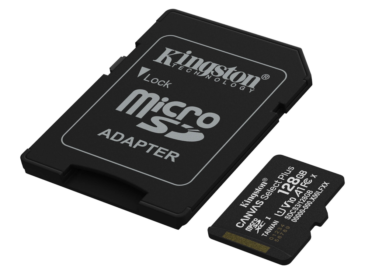 Kingston microSDXC Canvas Select Plus 128GB Minnekort til foto & video