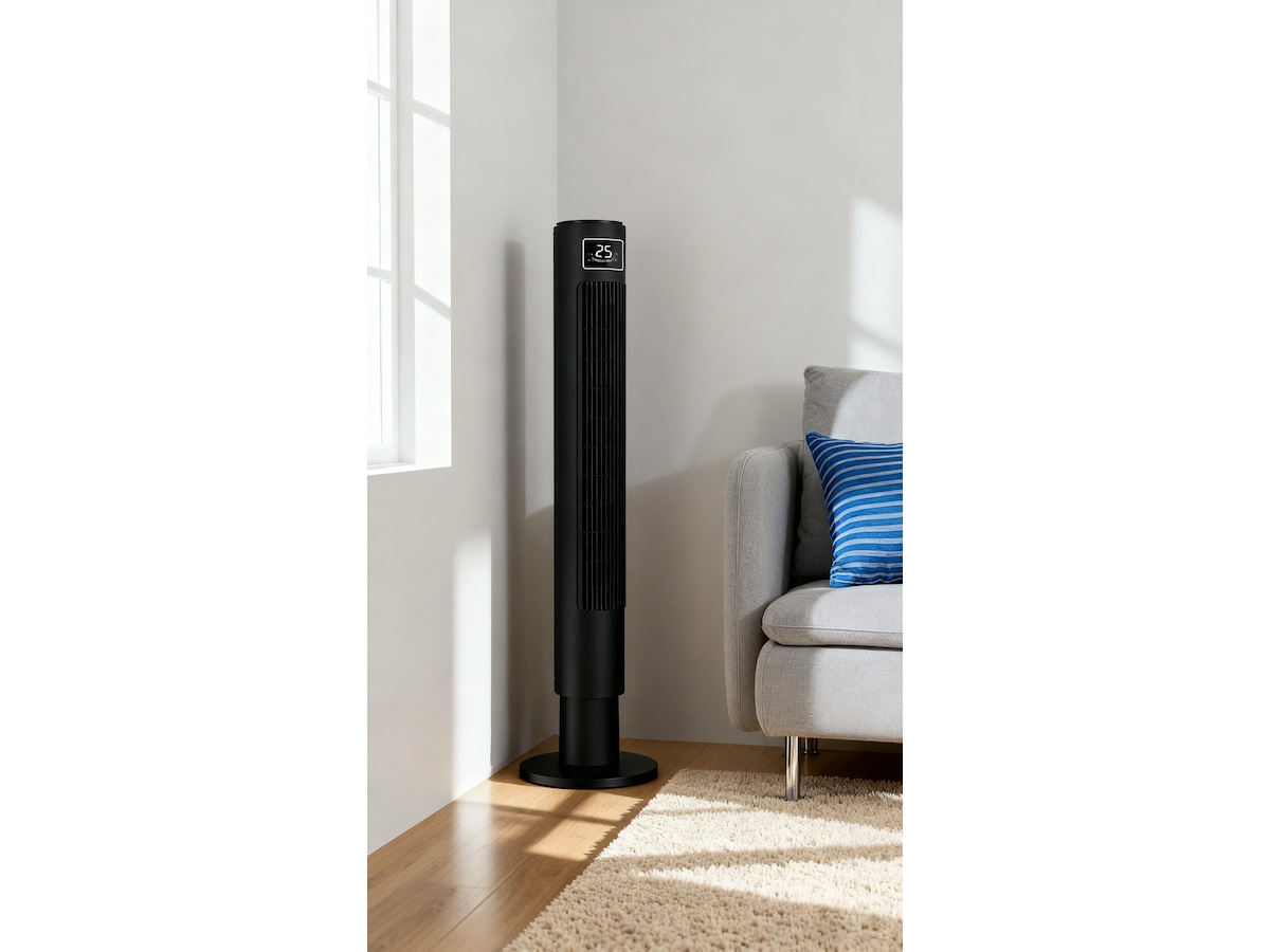 Andersson TRF-F3000 Tårnvifte med LED-display (sort) Vifter & vifteovn